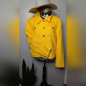 Yellow Women's Jacket KARL LAGERFELD